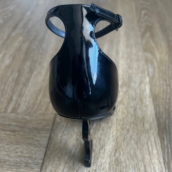 YSL Opyum Sandals in Black Patent Leather - Picture 7 of 7